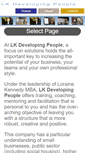 Mobile Screenshot of lkdevelopingpeople.co.uk